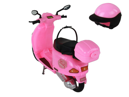 Conjunto Boneca com Scooter Rosa e Elementos Articulados