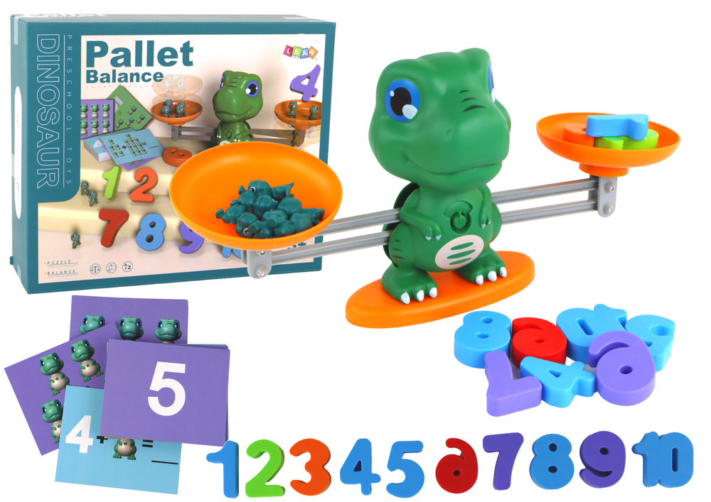 Brinquedo Educativo Balança Dinossauro Operações Matemáticas