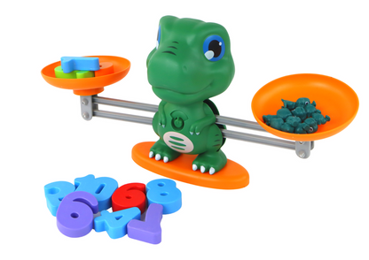 Brinquedo Educativo Balança Dinossauro Operações Matemáticas