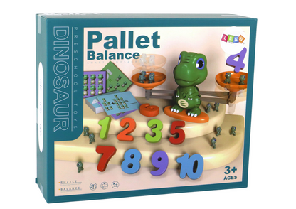 Brinquedo Educativo Balança Dinossauro Operações Matemáticas