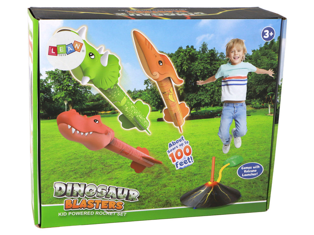Jogo Lançador de Foguetão Vulcão Dinossauros para Casa e Jardim