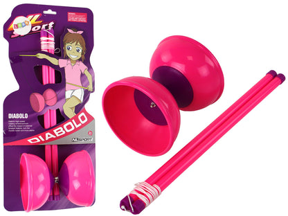 Diabolo Jojo Rosa 13,5x11,5cm
