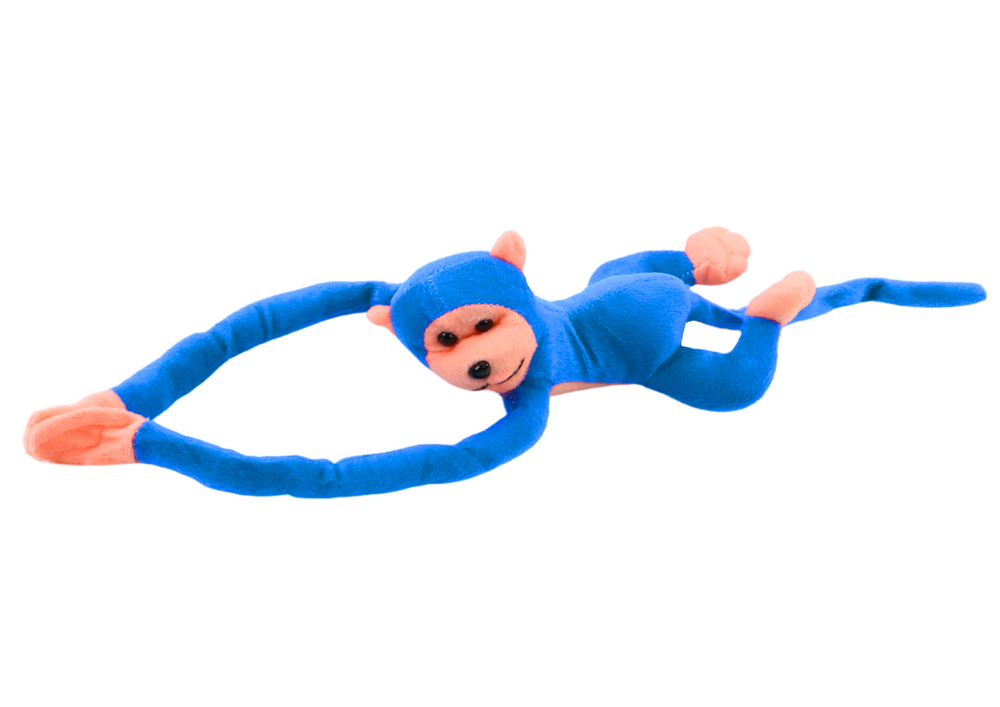 Macaco Peluche com Som Azul 80cm