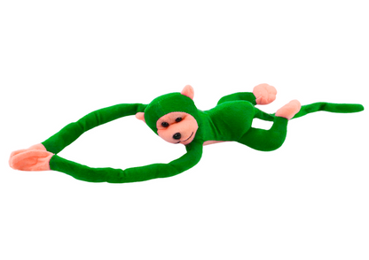 Macaco Peluche com Som Verde 80cm