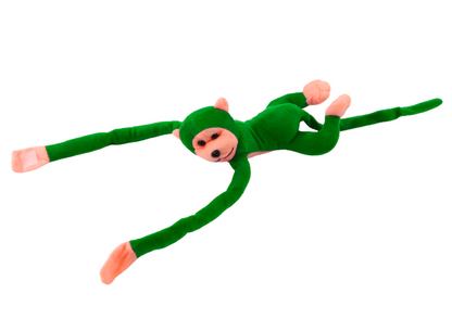 Macaco Peluche com Som Verde 80cm