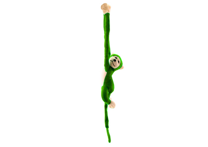 Macaco Peluche com Som Verde 80cm