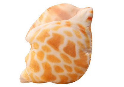 Almofada Peluche Concha Caracol Marinho 50x40cm