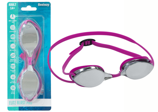 Óculos de Natação Espelhados Bestway Elite Blast Pro Rosa Adulto