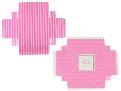 Conjunto de Unhas Rosa com Tips Autocolantes e Diamantes