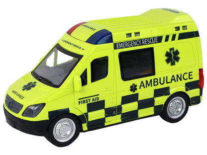 Ambulância Telecomandada Amarela com Luzes