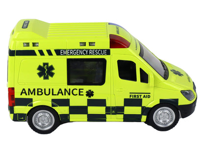 Ambulância Telecomandada Amarela com Luzes