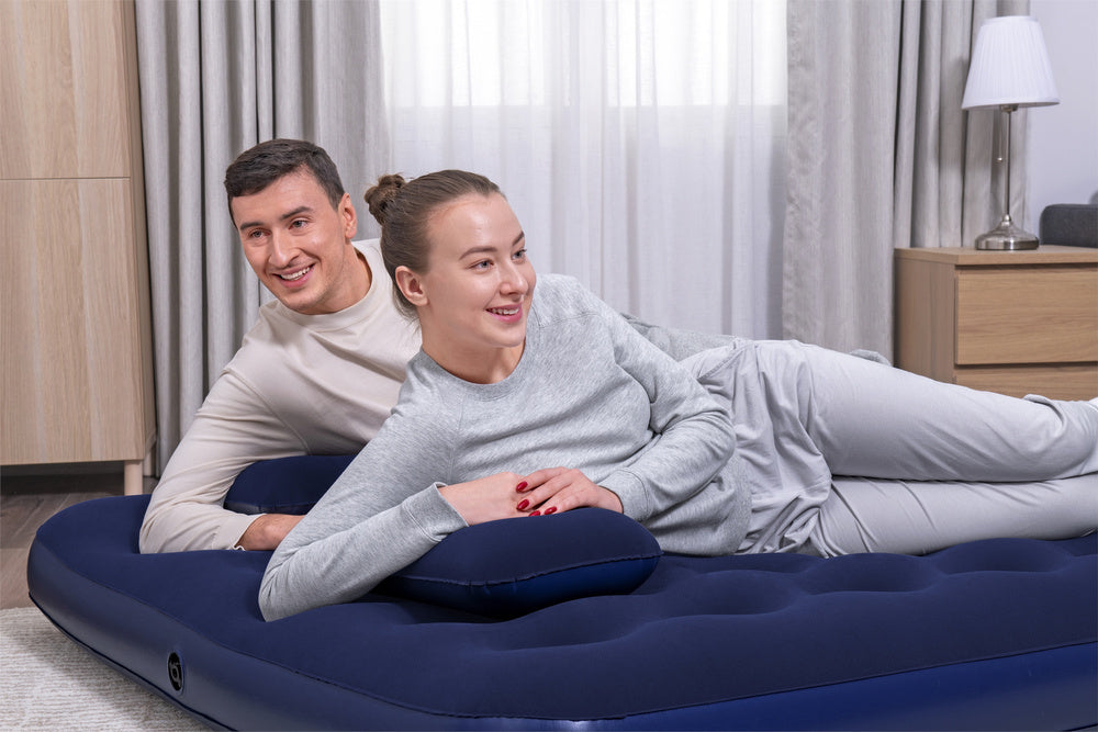 Colchão Insuflável Bestway com 2 Almofadas 203 x 152 x 22 cm