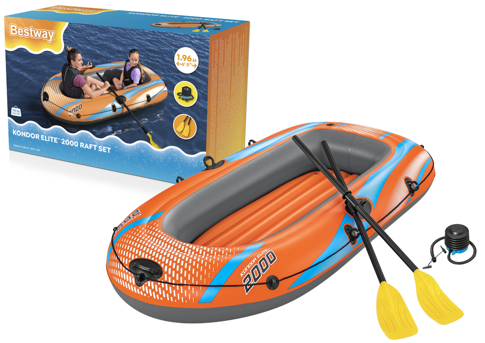Barco Insuflável de 2 Lugares Bestway 246x122cm