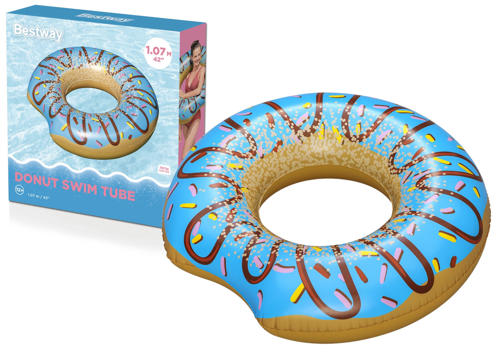 Boia Donut Azul 107cm Bestway