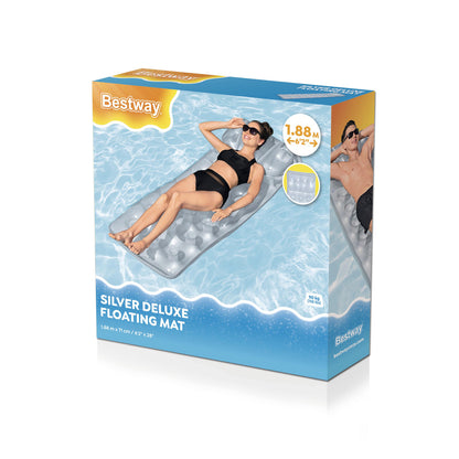 Colchão de Água Insuflável Cinzento 188x71cm Bestway