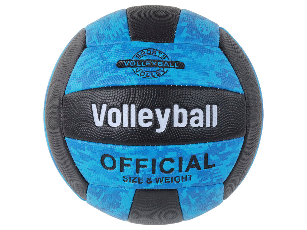 Bola de Voleibol Azul e Preta Tamanho 5 Multicolor