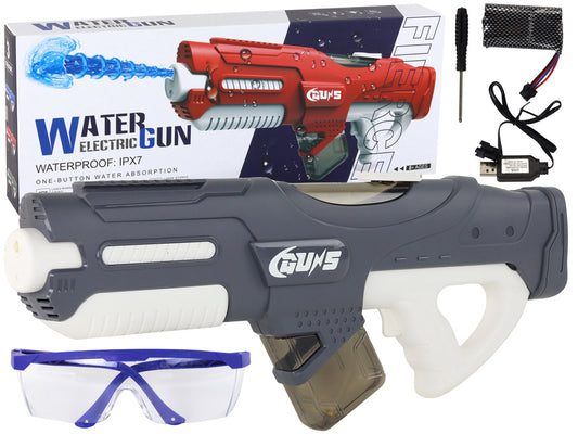 Pistola de Água Grande Cinzenta 750ml com Óculos