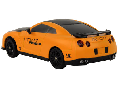 Carro Desportivo RC 1:24 Amarelo com Rodas Intercambiáveis