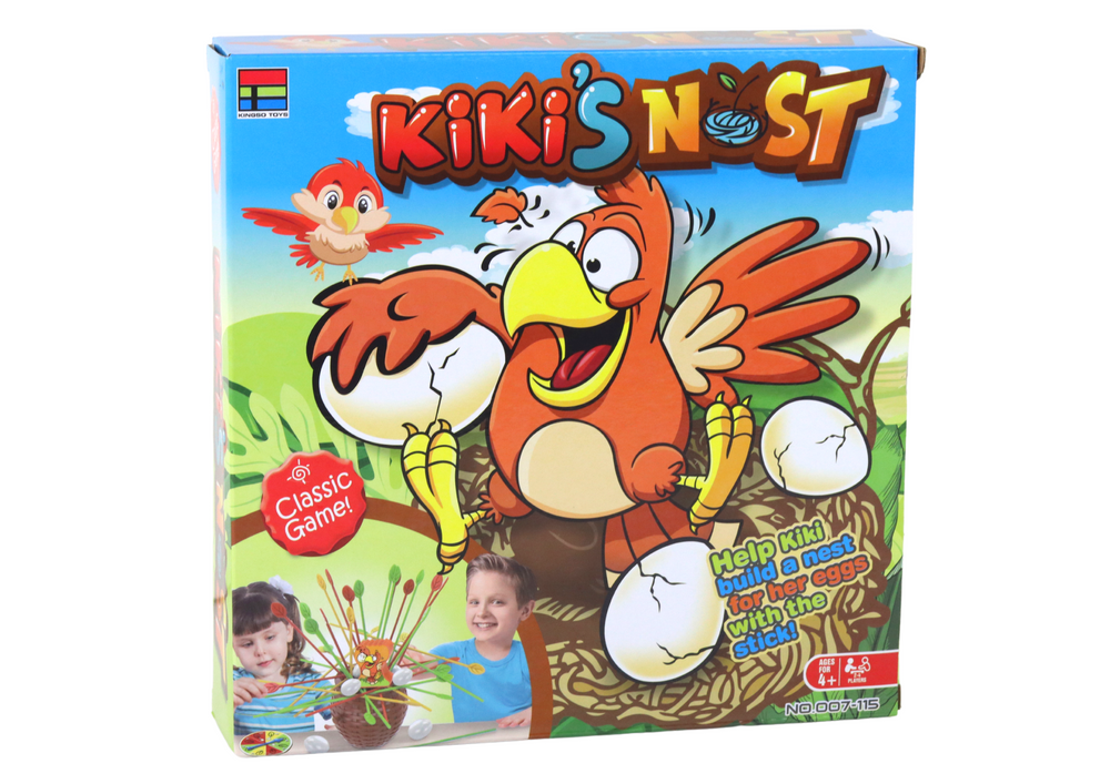 Jogo de Família Construir Ninho da Galinha com Paus