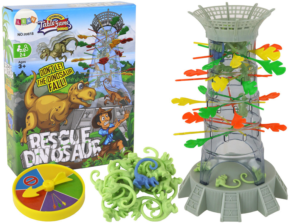 Jogo de Família Torre de Dinossauros com Paus