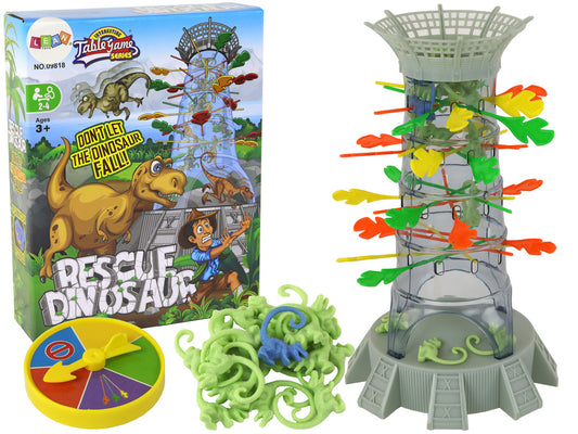 Jogo de Família Torre de Dinossauros com Paus