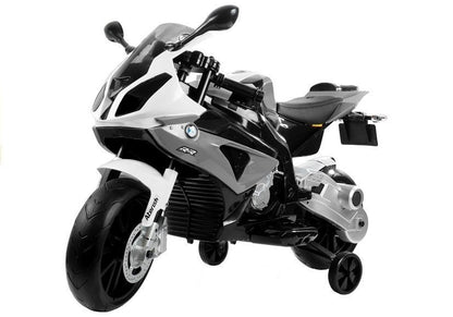 Moto elétrica infantil BMW S1000RR prateado