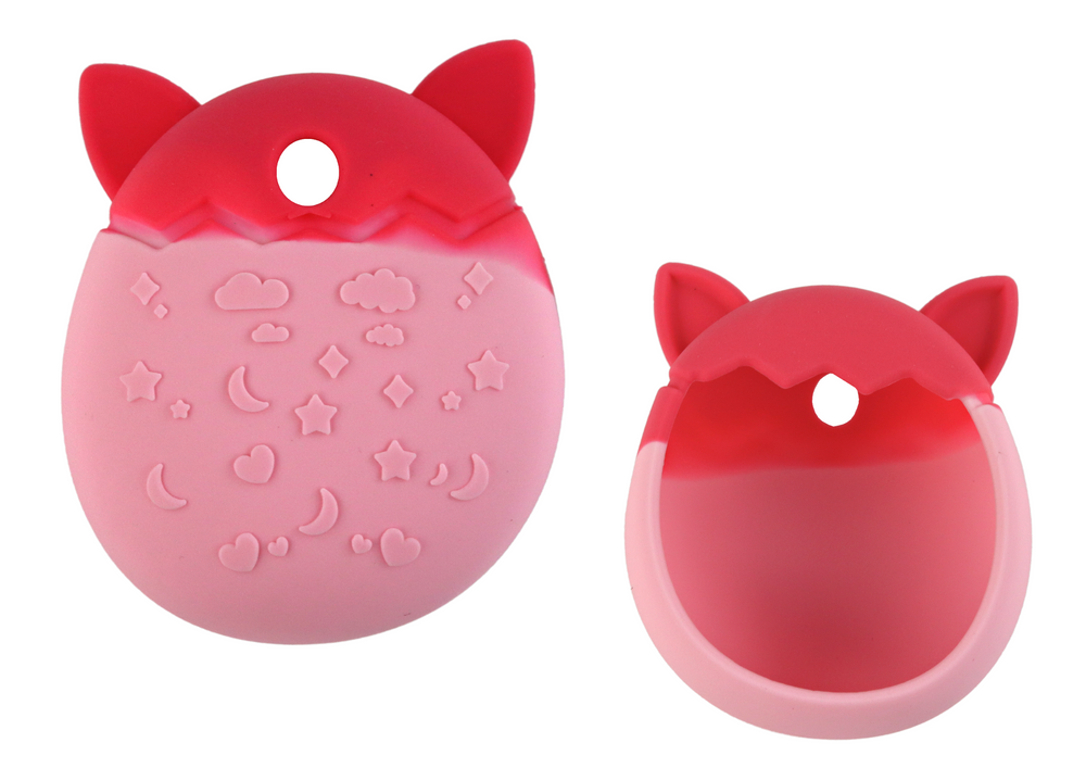 Capa de Silicone Rosa para Tamagotchi