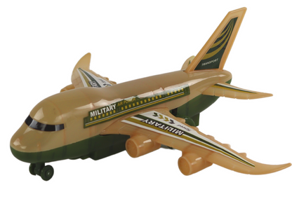Avião Militar RC Camuflado com Luzes