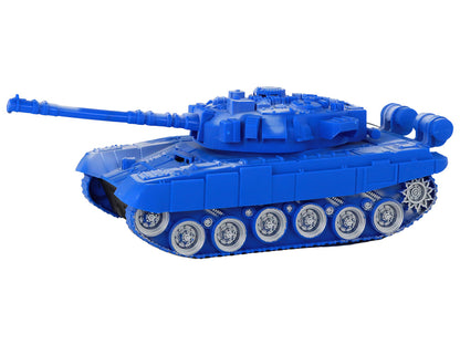 Tanque RC com Luzes e Som Azul 1:18 27MHz