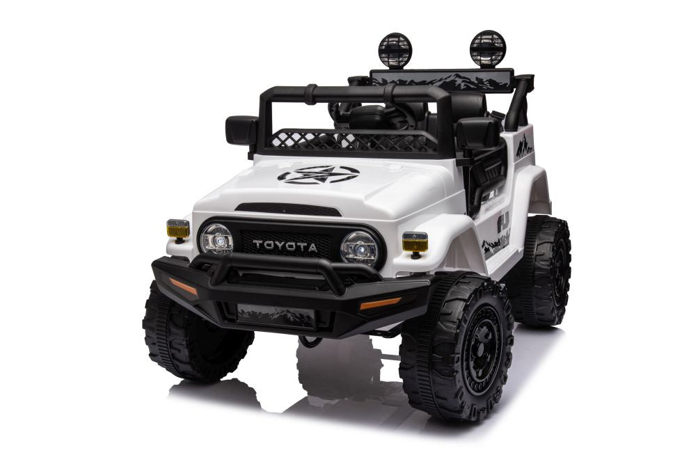 Carro Elétrico Toyota FJ Branco 4x4