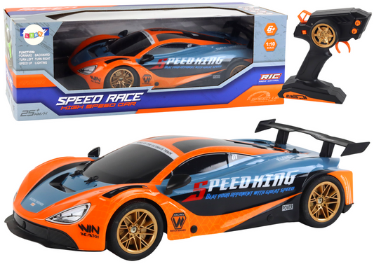 Carro desportivo RC grande 1:10 laranja