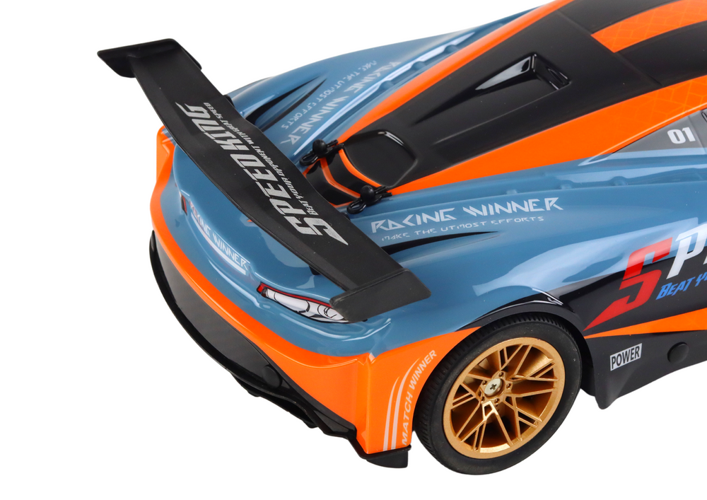 Carro desportivo RC grande 1:10 laranja