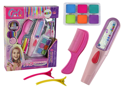 Conjunto de beleza para pintar cabelo com acessórios