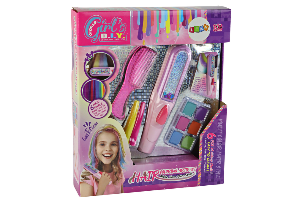 Conjunto de beleza para pintar cabelo com acessórios