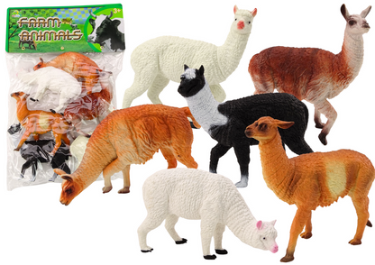 Alpaca lama quinta 6 peças