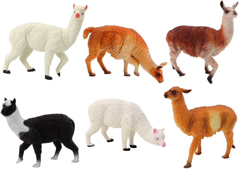 Alpaca lama quinta 6 peças