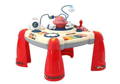Mesa educativa interativa piano espaço vermelho