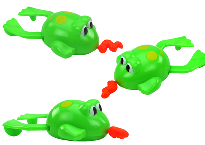 Brinquedo de banho sapo flutuante de corda verde (1 unidade, sortido)
