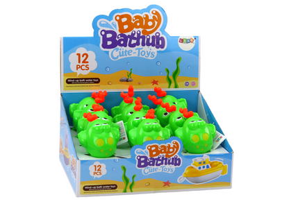 Brinquedo de banho sapo flutuante de corda verde (1 unidade, sortido)