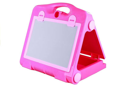 Quadro dobrável 2 em 1 giz e marcador