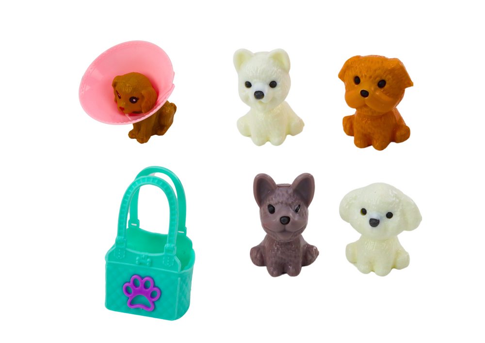 Boneca Veterinária com Mesa de Exame e Animais