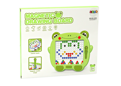 Quadro magnético educativo sapo com caneta e contas