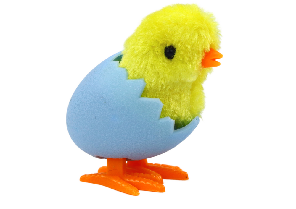 Galinha saltitante em ovo de corda amarelo
