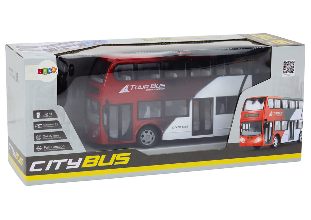 Autocarro dois andares RC com luzes