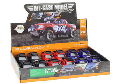 Pickup Off-Road Speedy Metal com reboque (1 unidade, sortido)