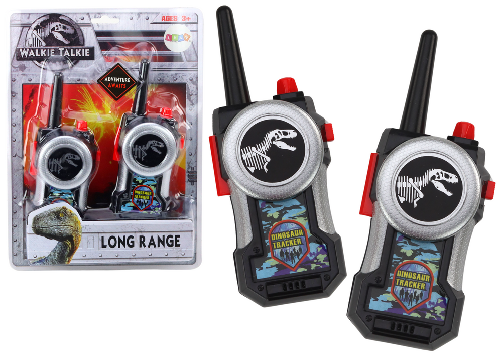 Walkie talkie dinossauro alcance 30-80 m