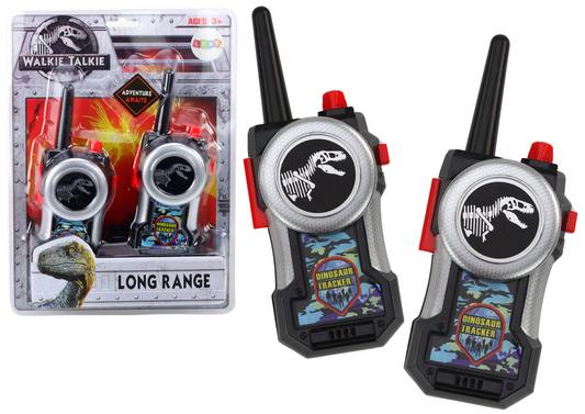 Walkie talkie dinossauro alcance 30-80 m