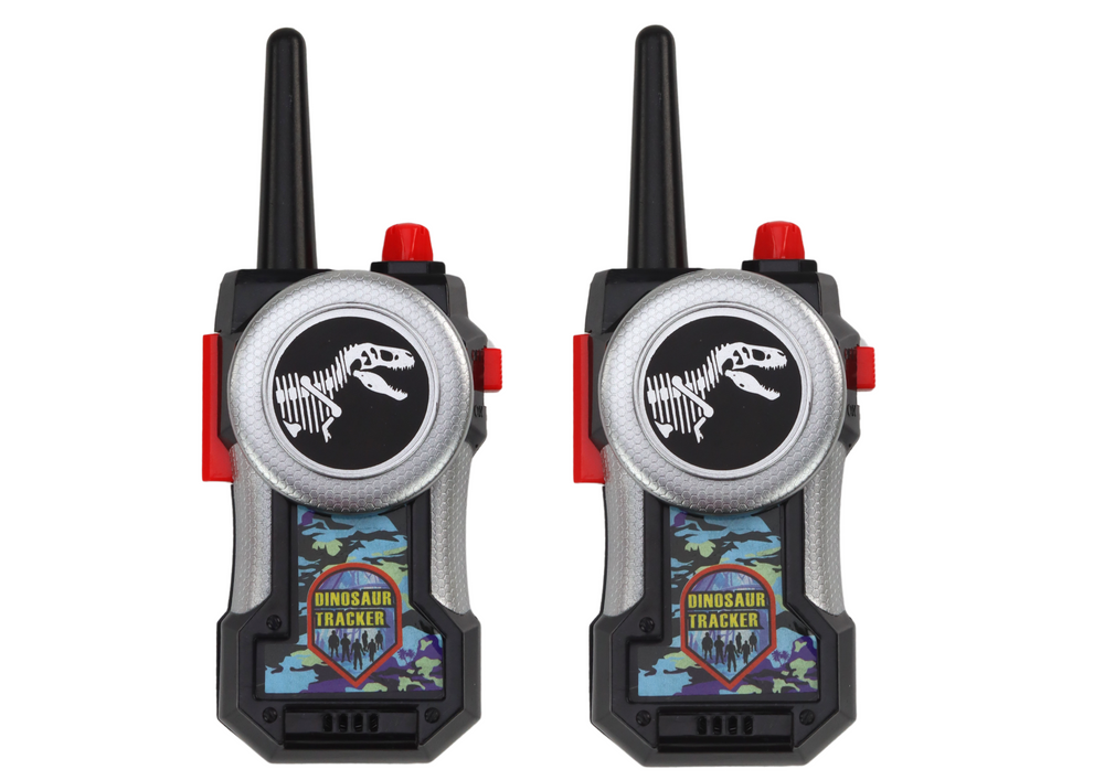 Walkie talkie dinossauro alcance 30-80 m