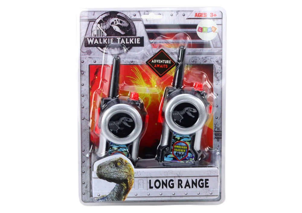 Walkie talkie dinossauro alcance 30-80 m