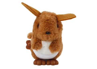 Canguru saltitante de corda decoração castanho (1 unidade)